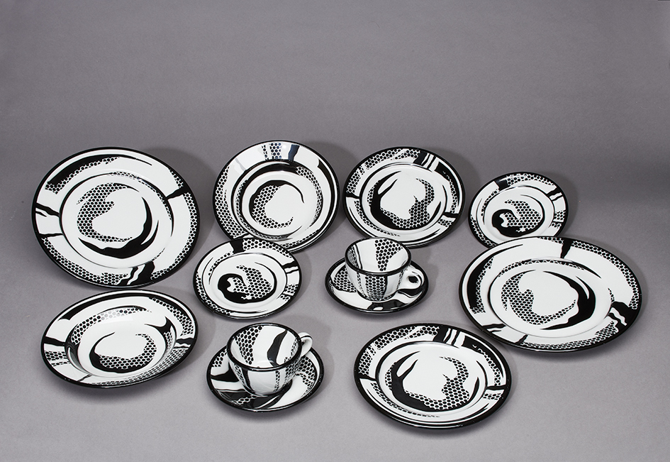 Roy Lichtenstein, 2 Sets Dinnerware