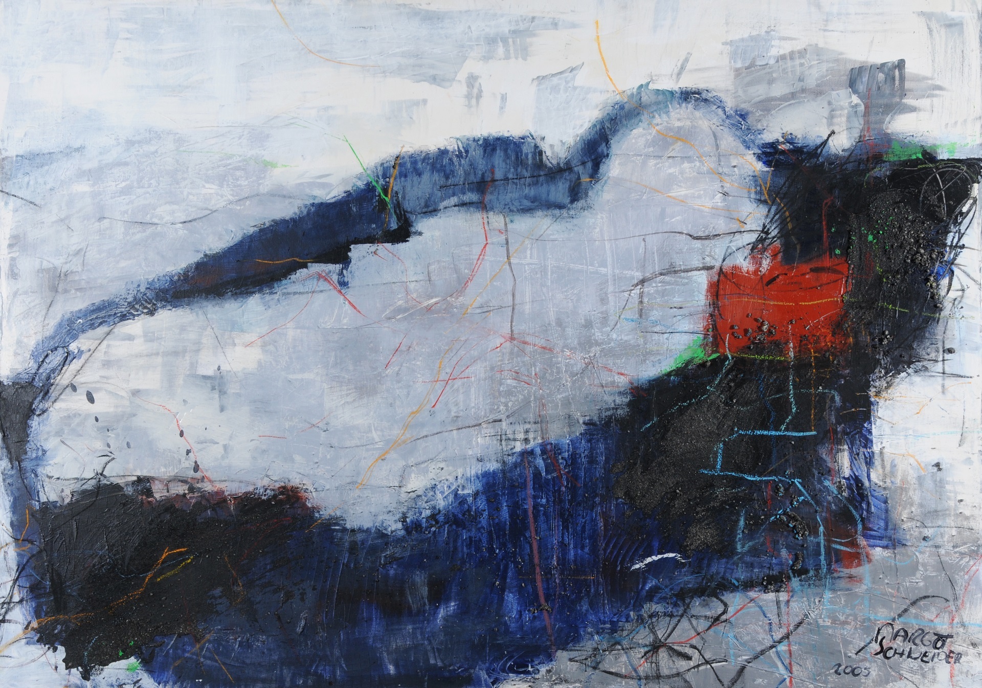 Margot Schneider, Steine und Eis