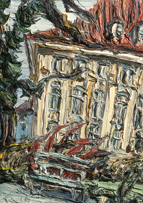 Schiefes Haus