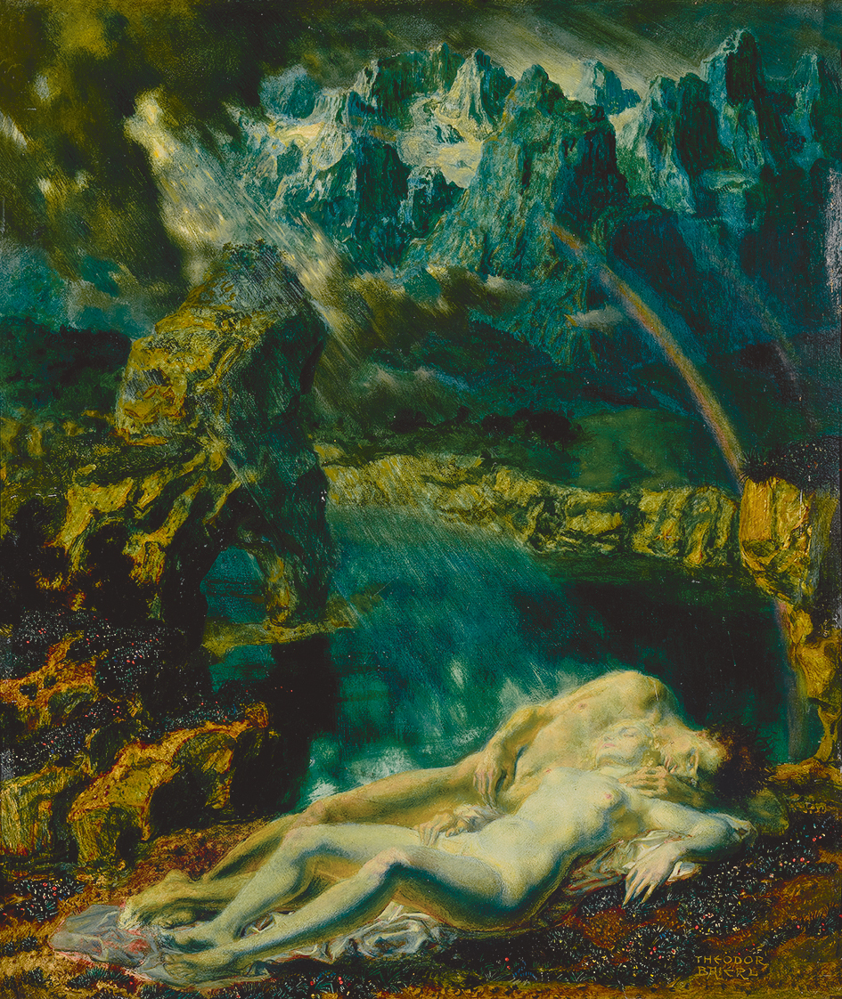 Theodor Baierl, Schlafendes Liebespaar
