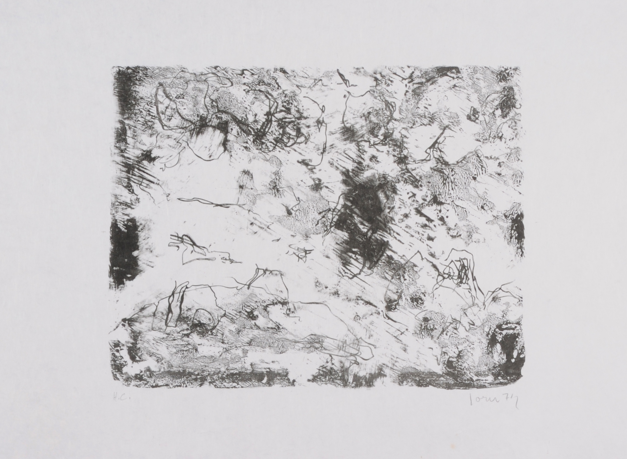 Asger Jorn, Blatt aus "Die Geschichte vom teuren Brot"