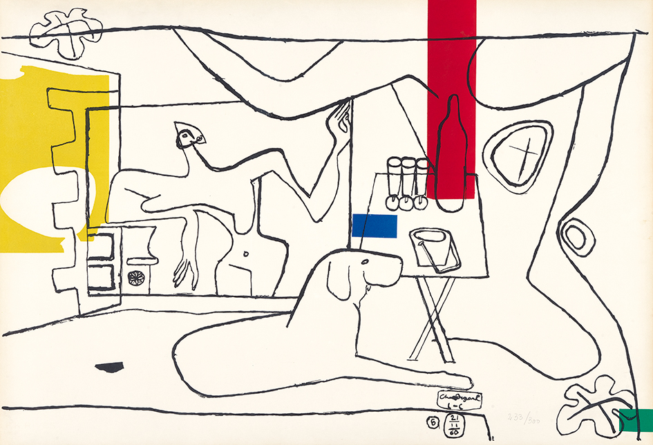 Le Corbusier, Trois verre d'apéritif, aus "Cortège...."