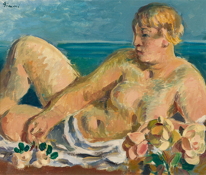 Nu aux fleurs