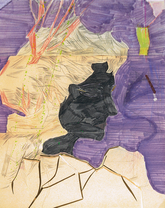 Untitled, from "Purple Curtains"