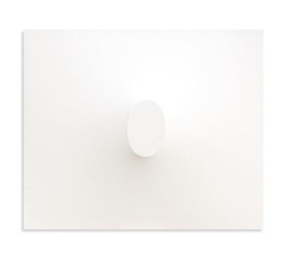 Un ovale bianco