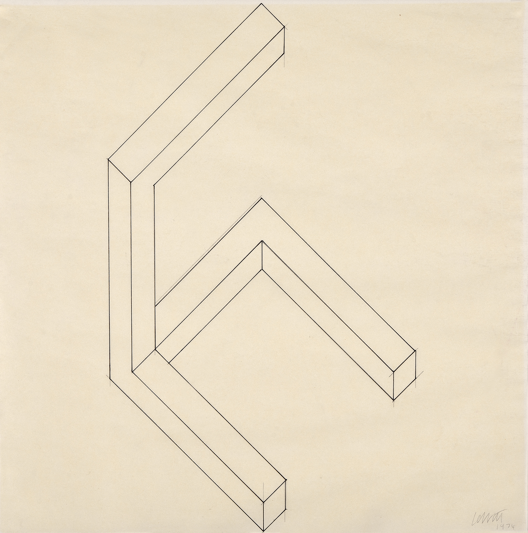 Sol LeWitt, Semi Cube Series