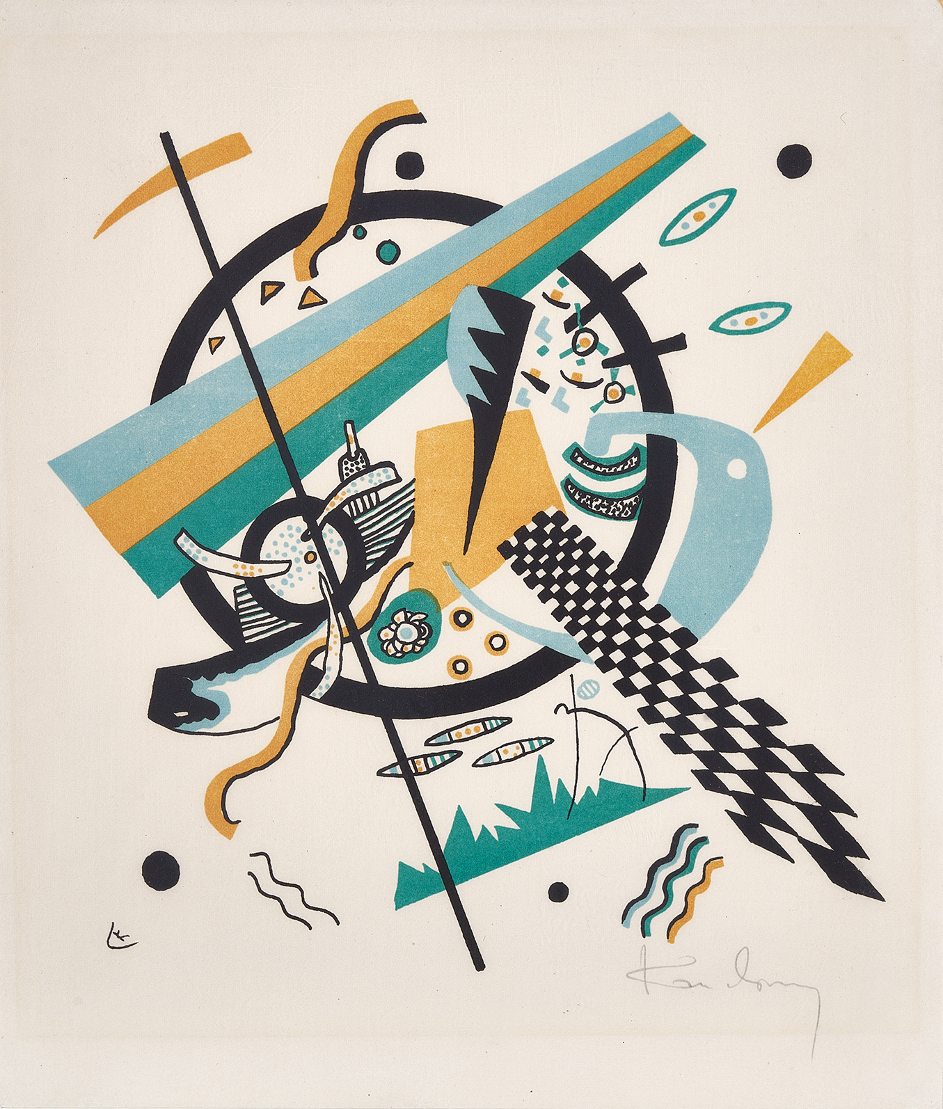 Wassily Kandinsky, Composition IV, from "Kleine Welten"