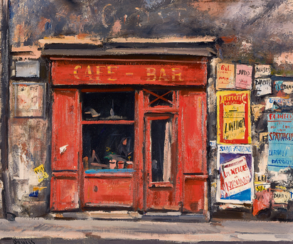 Café-Bar Rue de Charonne à Paris