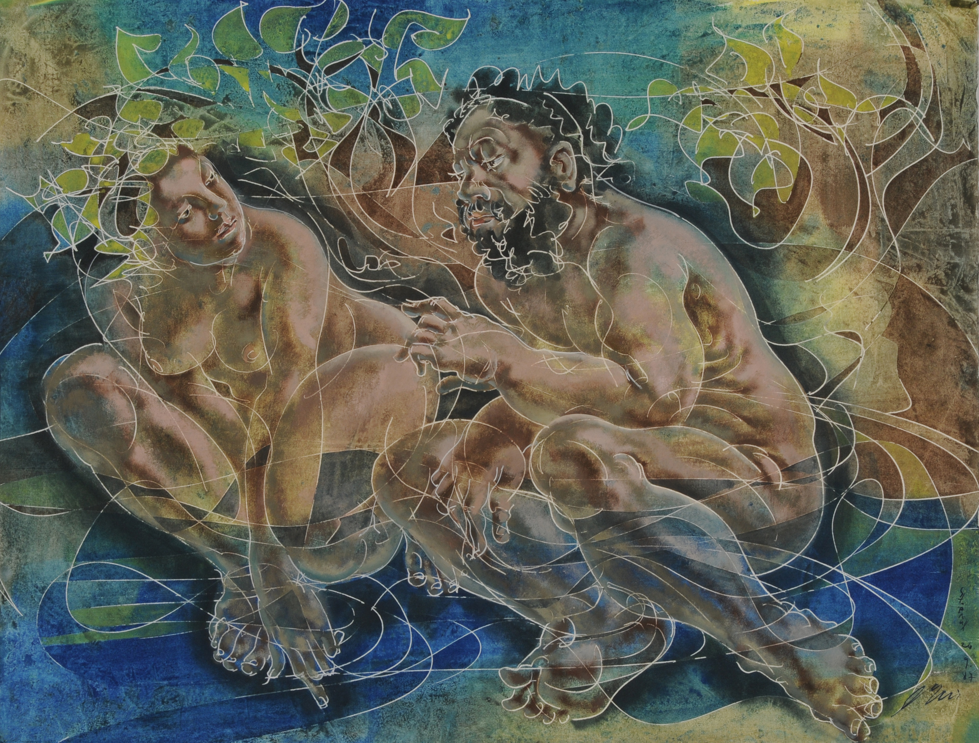 Hans Erni, Heraklit fragende