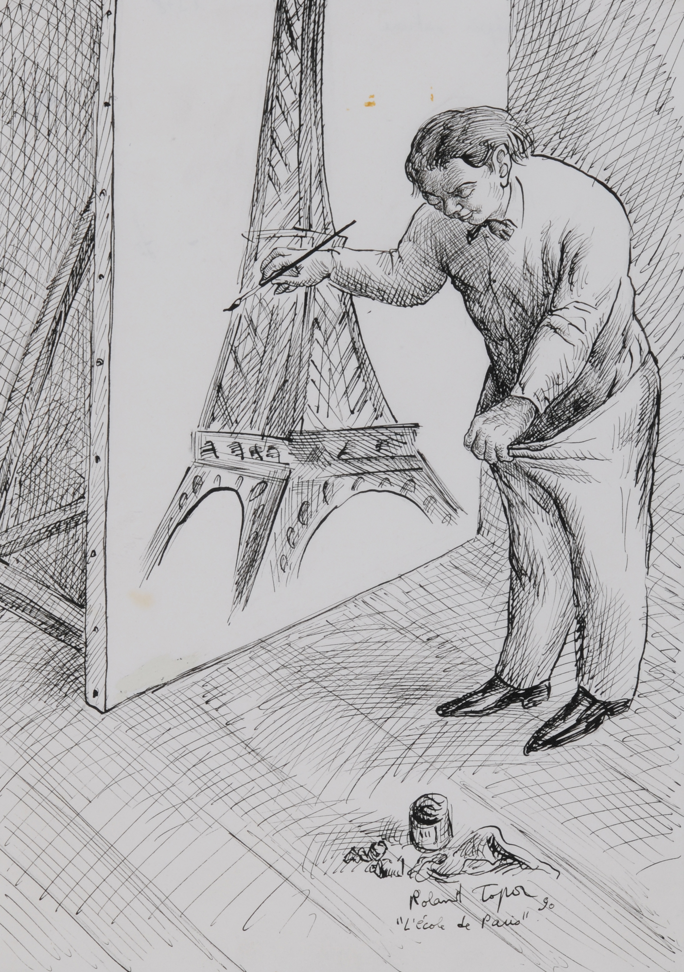 Roland Topor, L'école de Paris