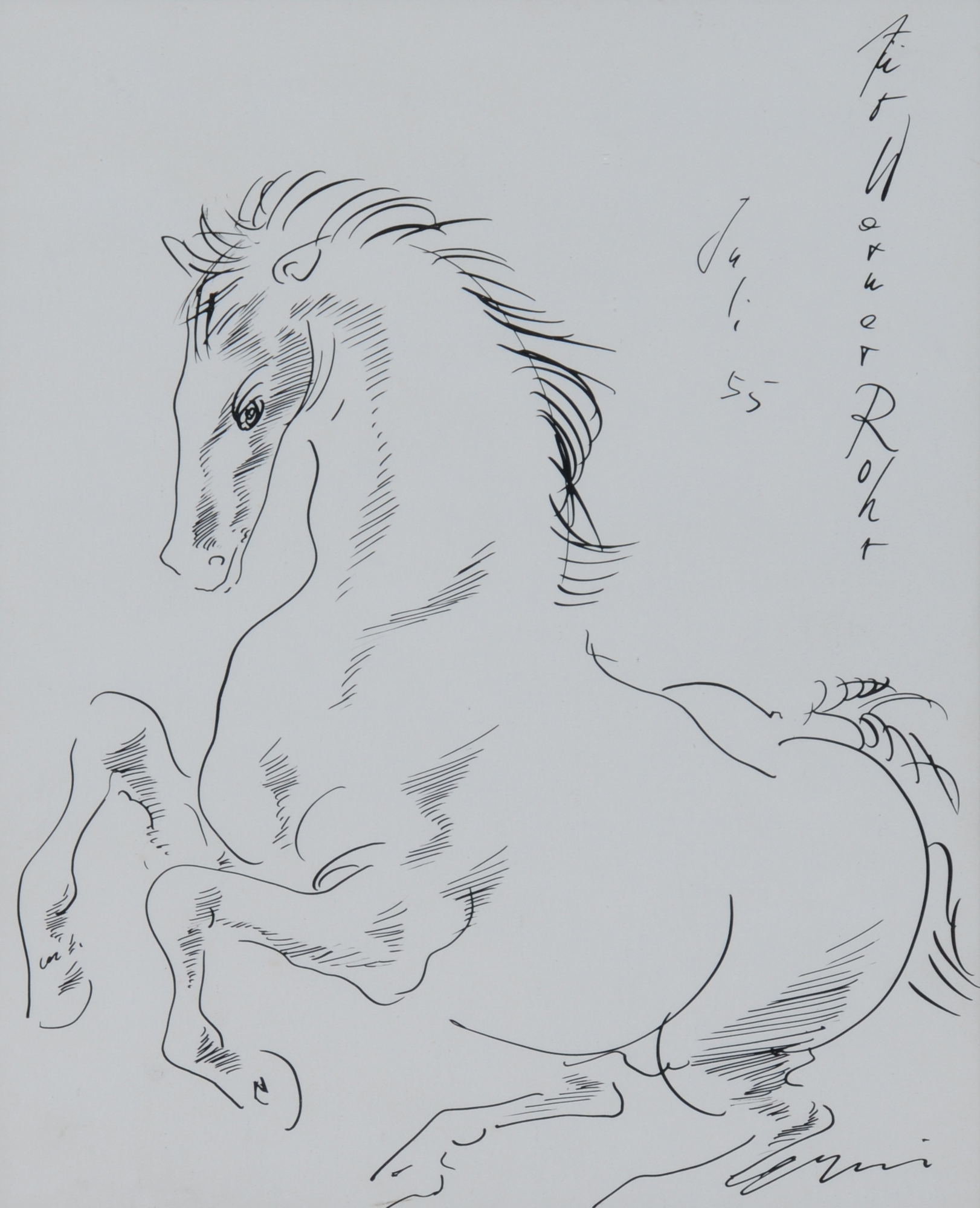 Hans Erni, Pferd (Horse)
