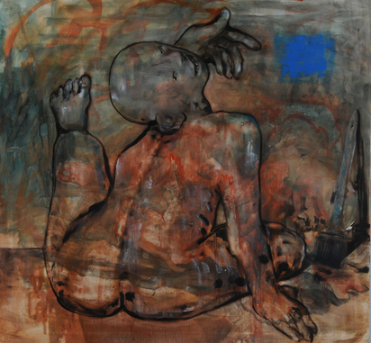 Maler mit Pinsel (Painter with Brush)