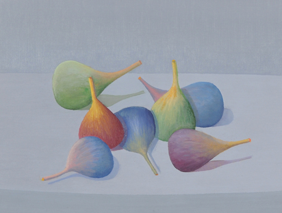 3 Gemälde: Natura ontologica Feigen, 1981; Ohne Titel, 1982, Ohne Titel