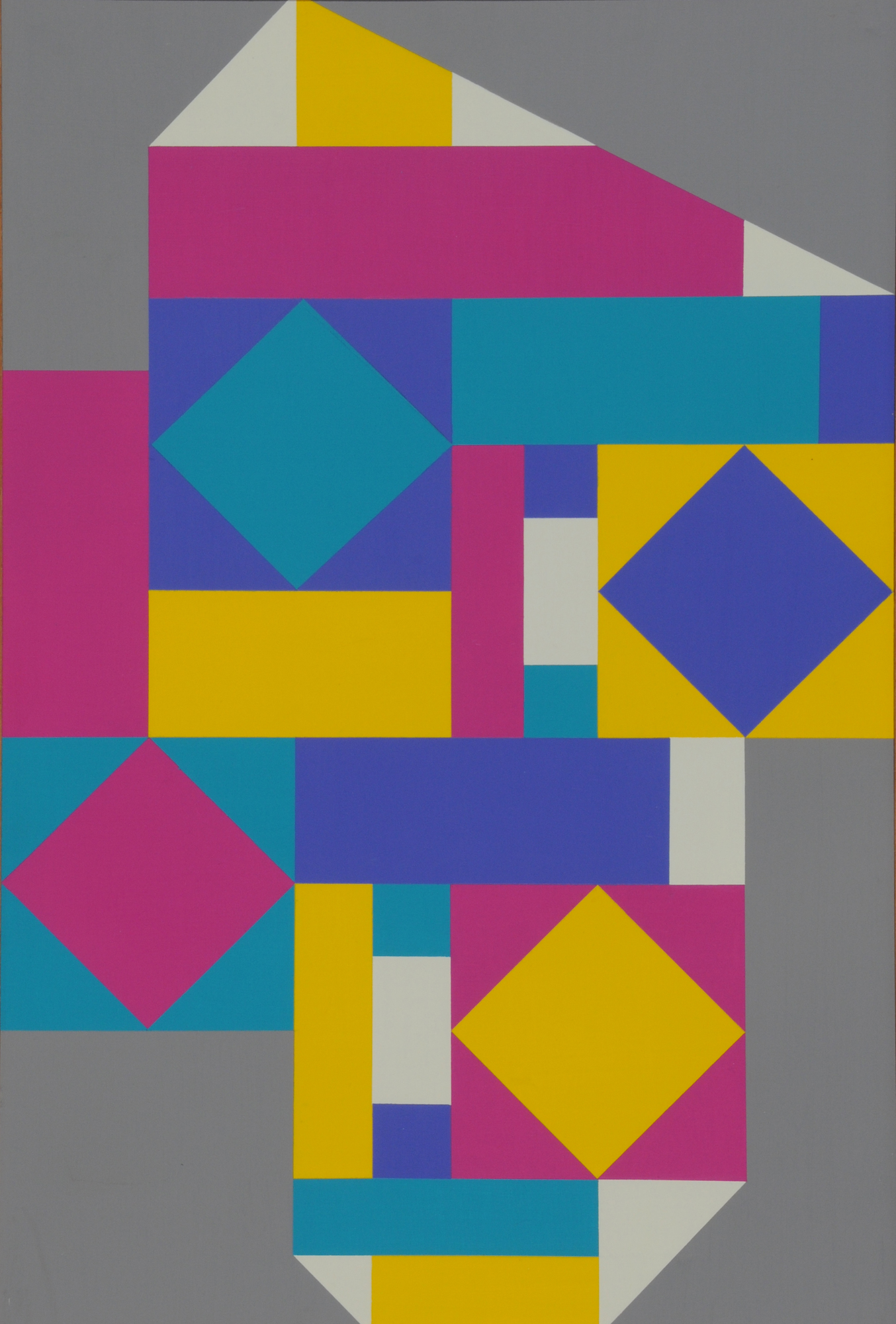 Willi Goetz, 2 Gemälde: Ohne Titel; Nr. 20/93