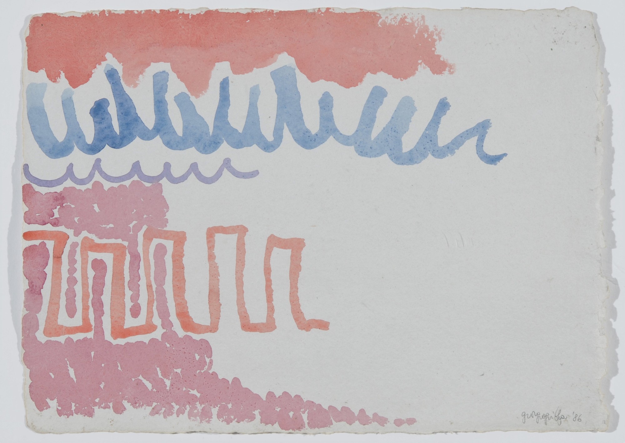 Giorgio Griffa, Senza titolo (Untitled)