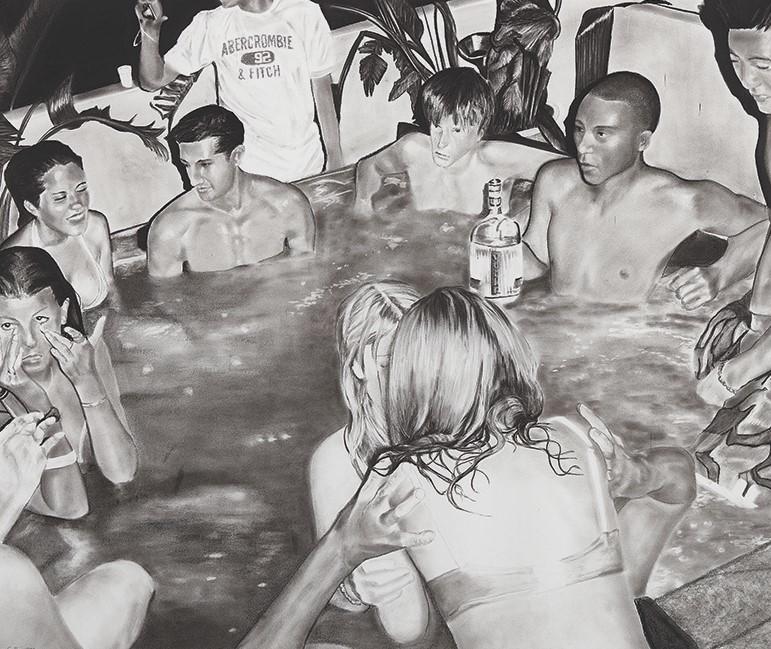 Trevor Guthrie, Myself, Adged 18, at a Hot Tub Party