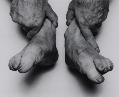 Self Portrait (Handsholding Feet)