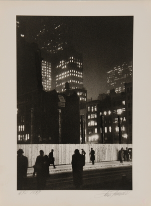 Construction Site, Madison Avenue Looking Towards  Rockefeller Center, NYC
