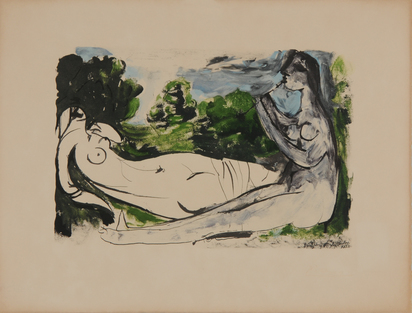 Folder. Frauen und Stiere
