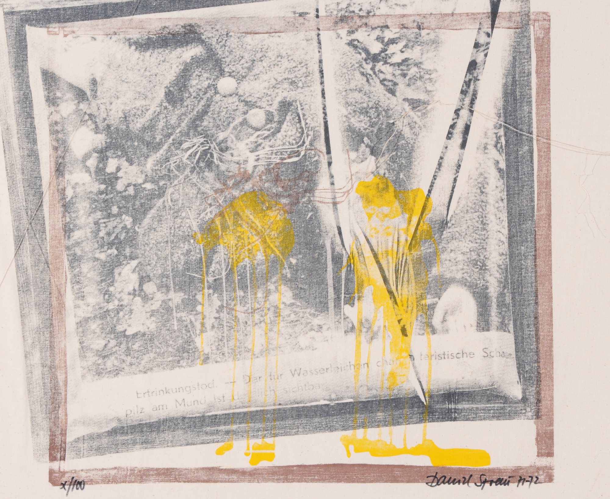Daniel Spoerri, Portfolio. Die Morduntersuchung