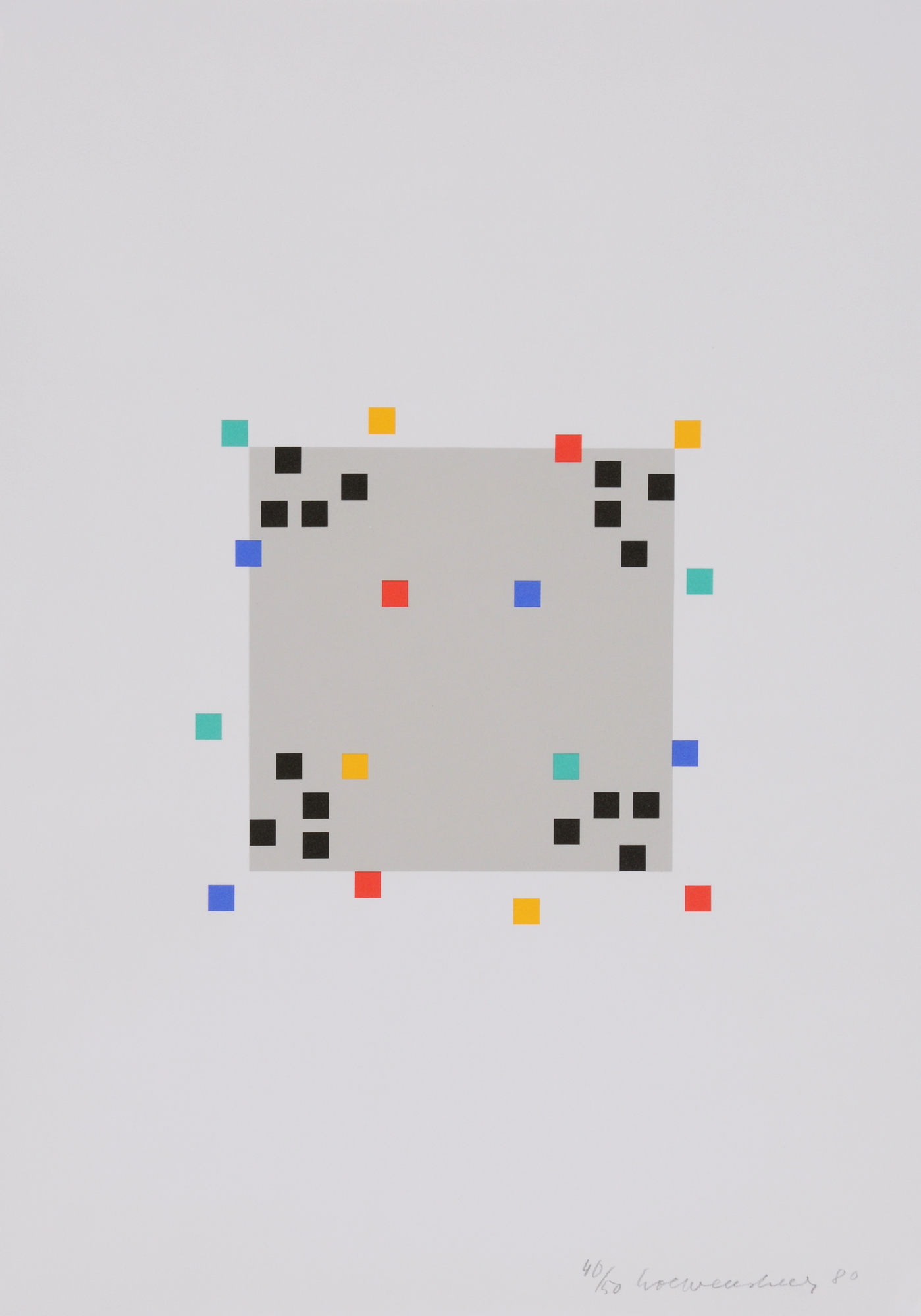 Verena Loewensberg, Portfolio. Vier Variationen um ein Quadrat