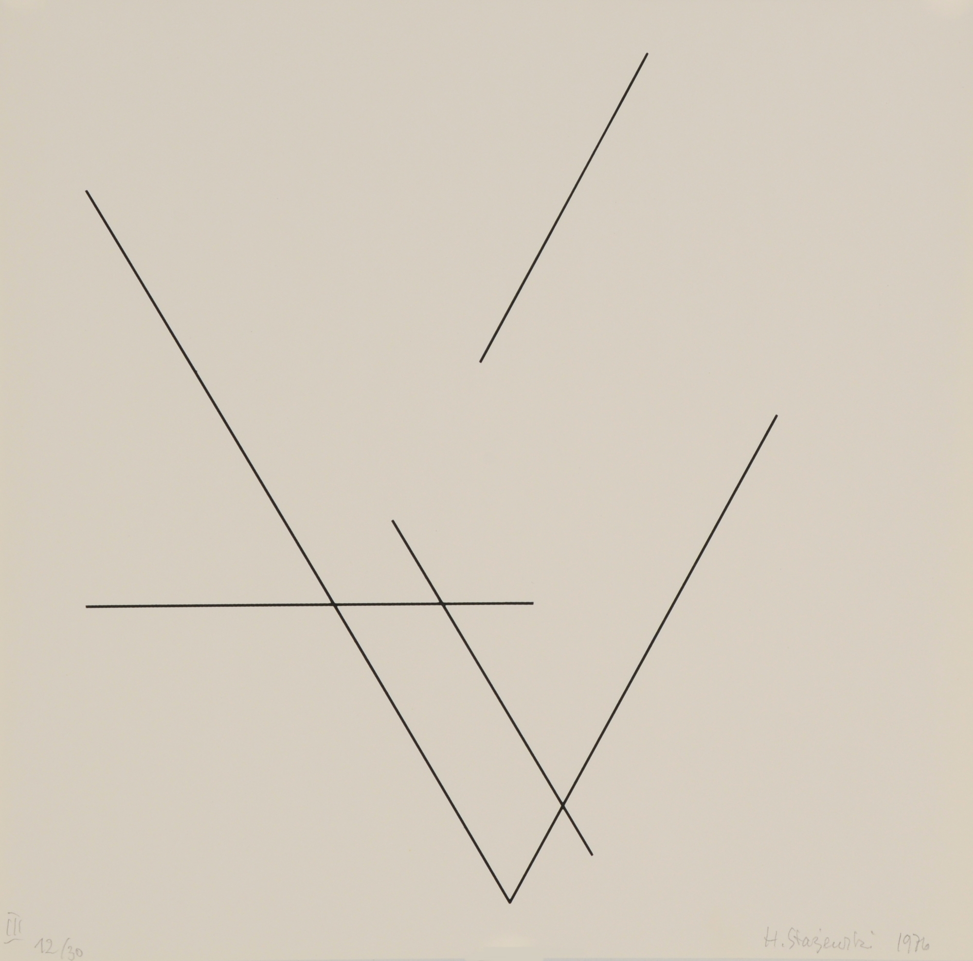 Henryk Stazewski, Folder. Reduktionen