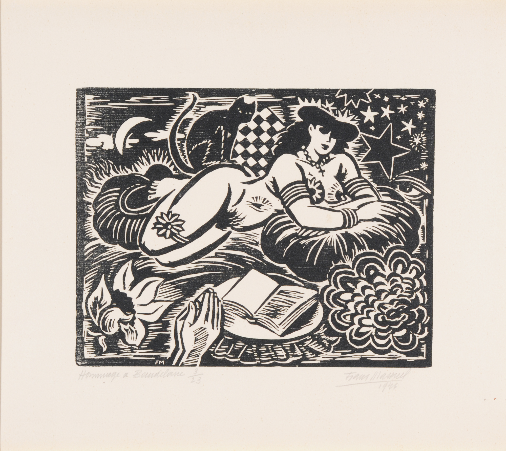 Frans Masereel, Hommage à Baudelaire