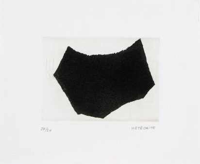 2 Blätter: Senza titolo, 1976; Météroite