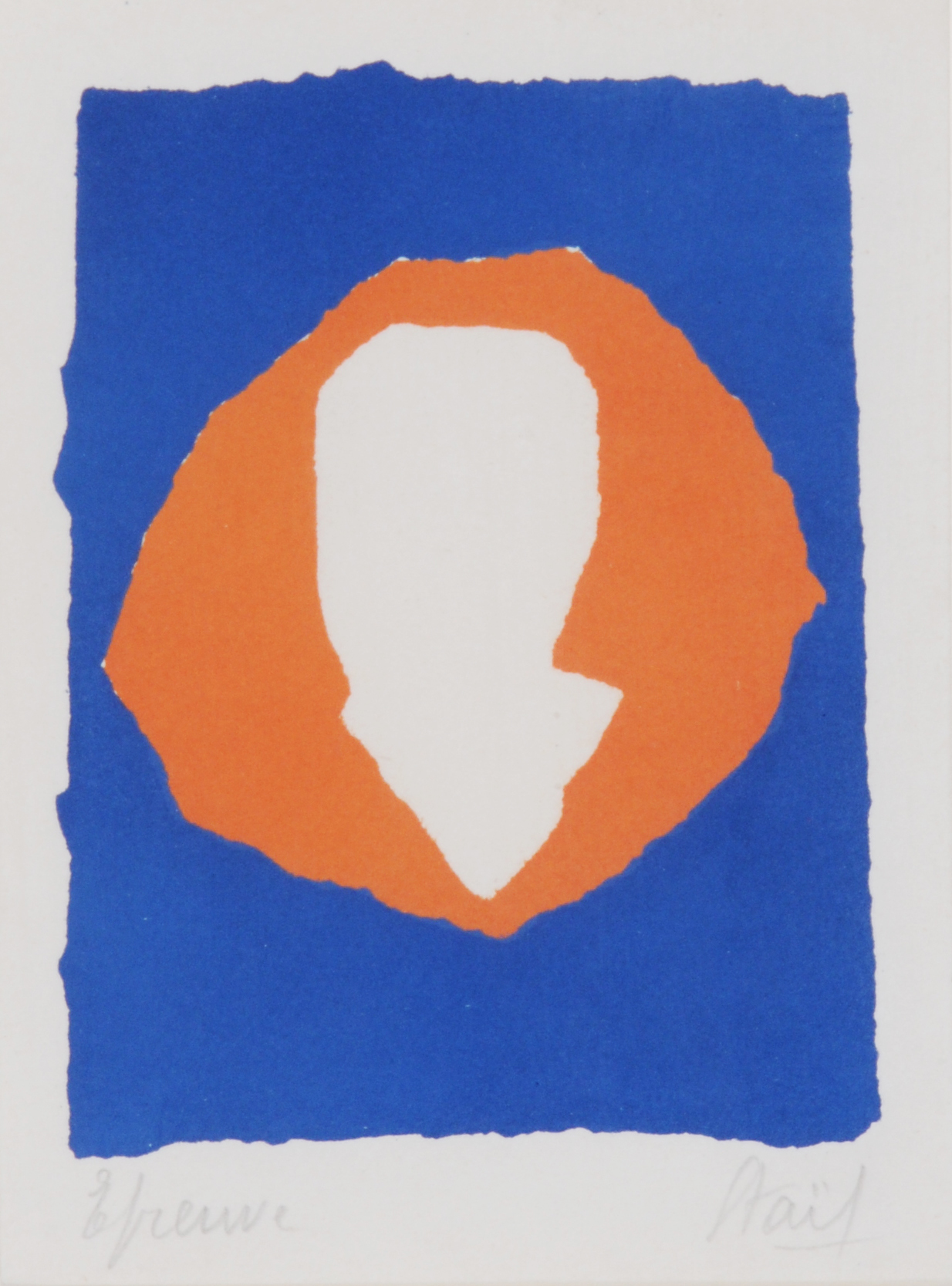 Nicolas de Staël, Sheet from "René Char - Arrière-histoire d'un poème pulvérisé"