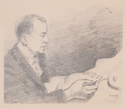 Écrire, portrait de Paul  Éluard