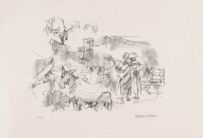 2 sheets: Mountain Route of Ourzazate (2), from "Marrakesch"