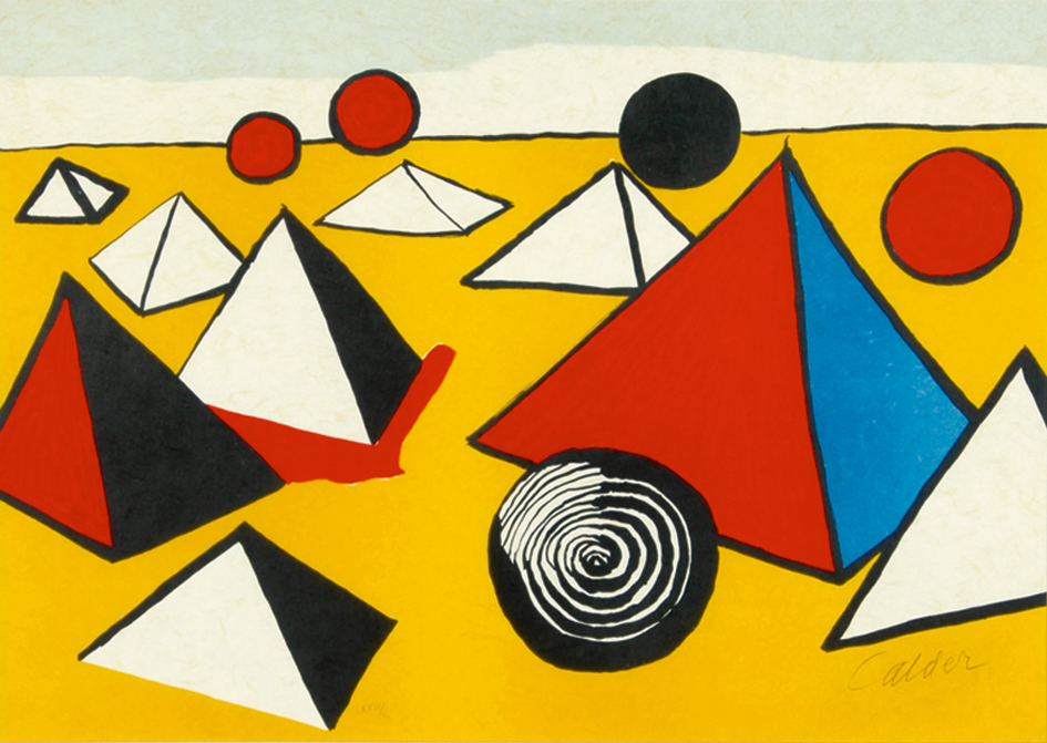 Alexander Calder, Sheet from "La mémoire élementaire"