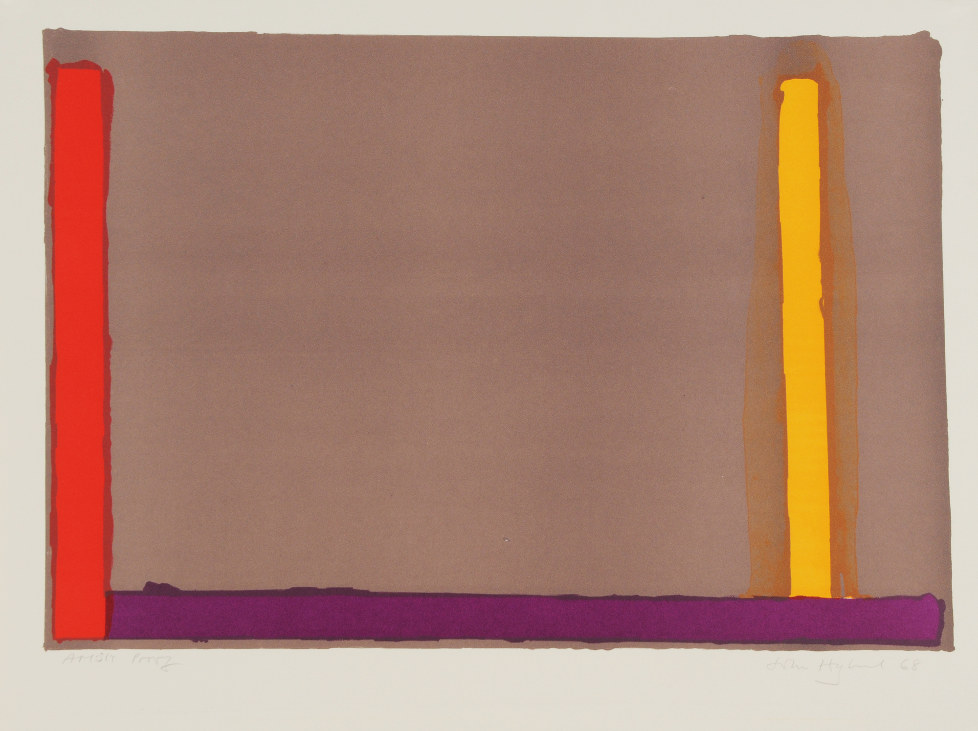 John Hoyland, Small Grey (Swiss)