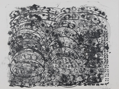2 Blätter: Porzellanstein II, 1986; Chineo-Japanischer Porzellanstein, 1986