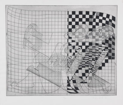 2 sheets: Quartett, 1971; Mittelgrosse Insel, 1973