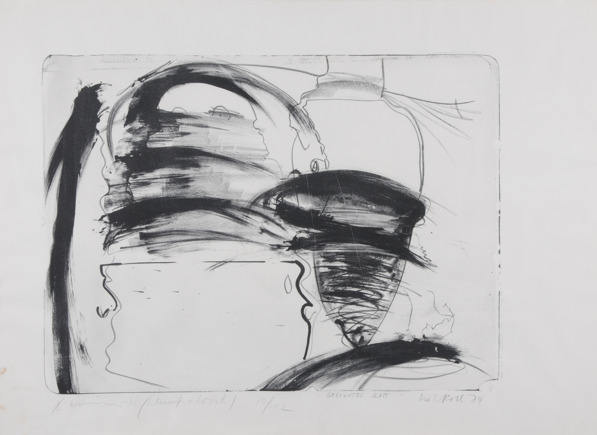 Dieter Roth, Gekonntes Blatt oder Schmier + Wisch