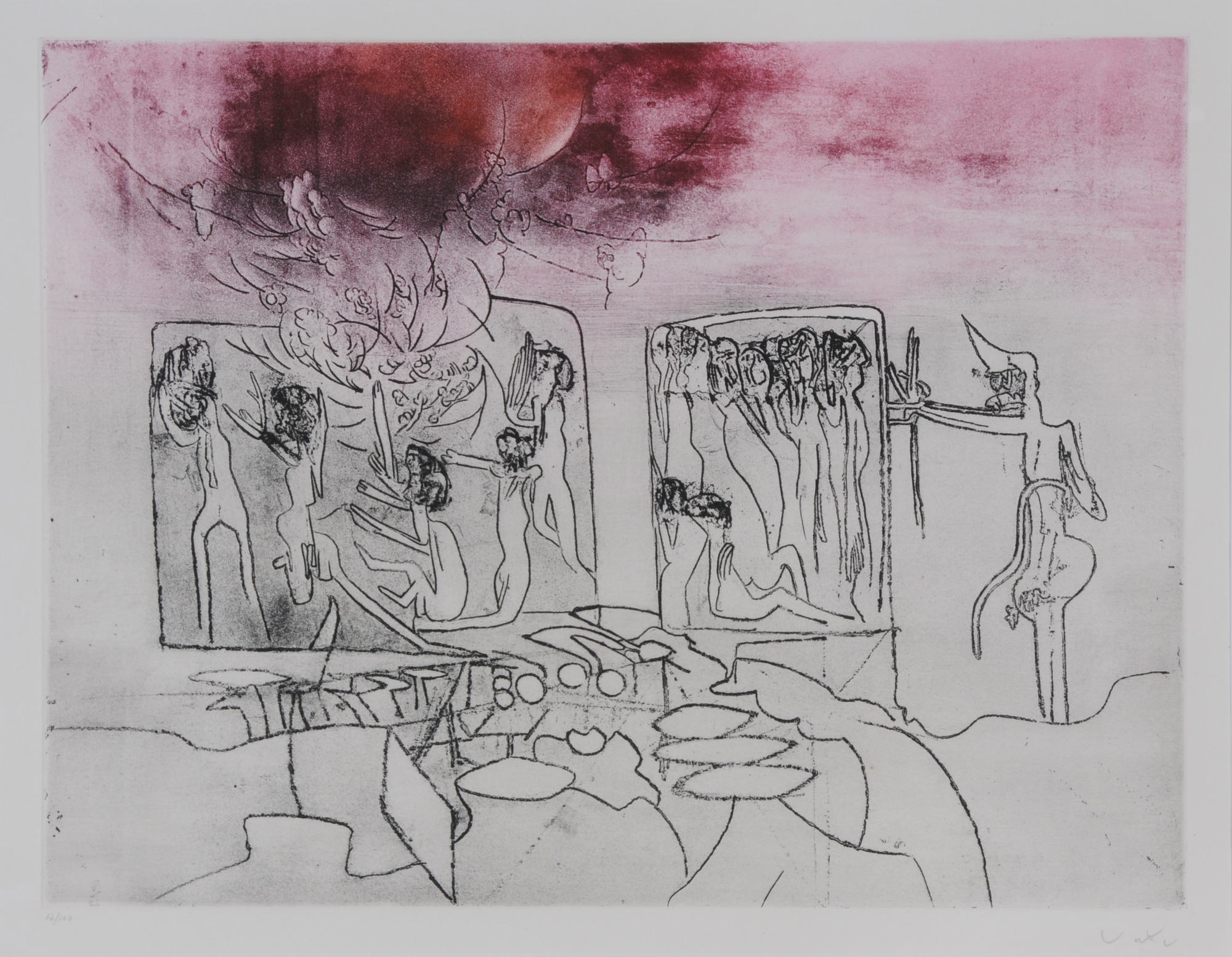 Roberto Matta, Genocide, from "Judgements"