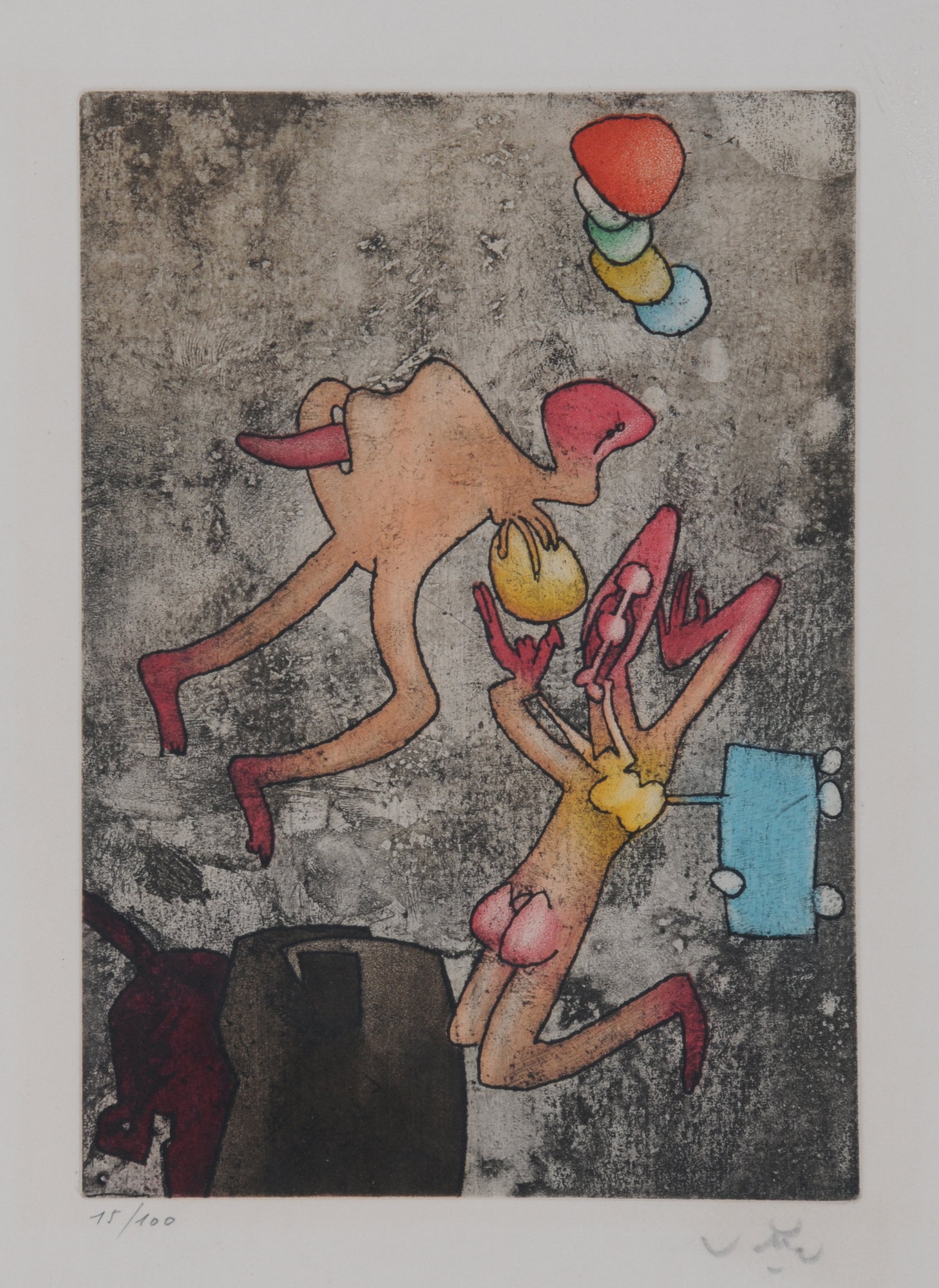 Roberto Matta, Blatt aus "Mots desserre-freins"