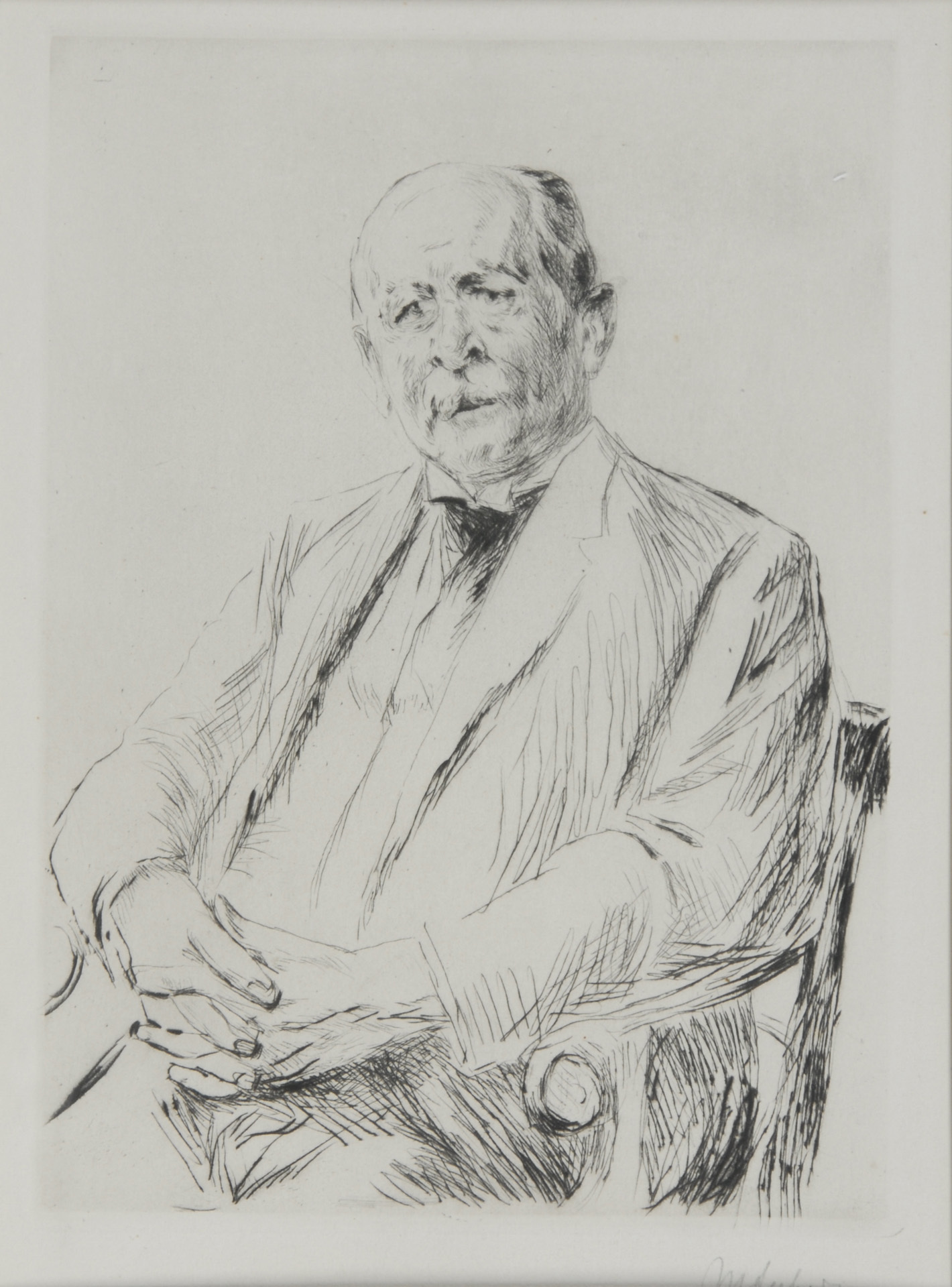 Max Liebermann, Bildnis Gerstenberg (Portrait Gerstenberg)
