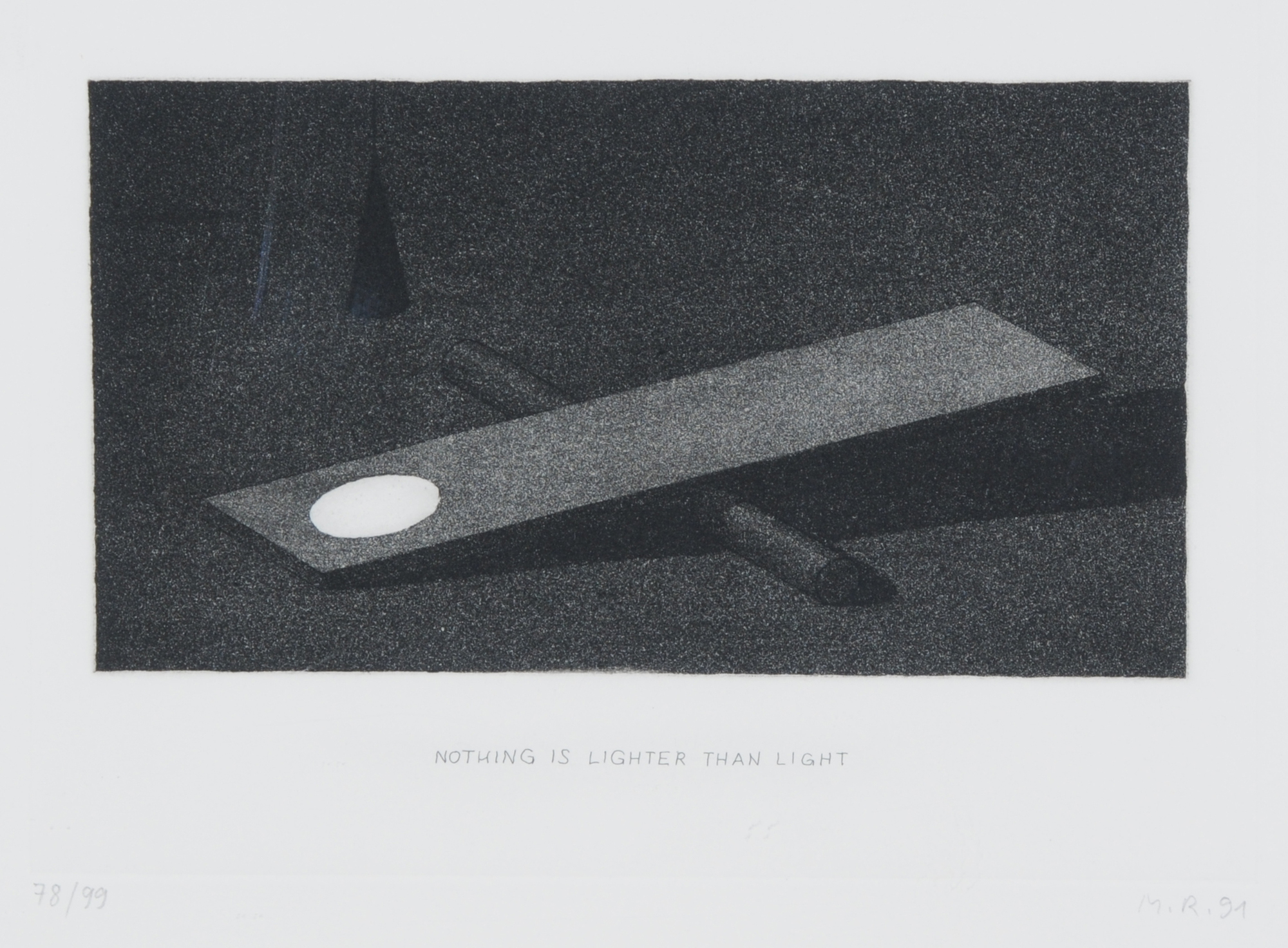 Markus Raetz, See-Saw II
