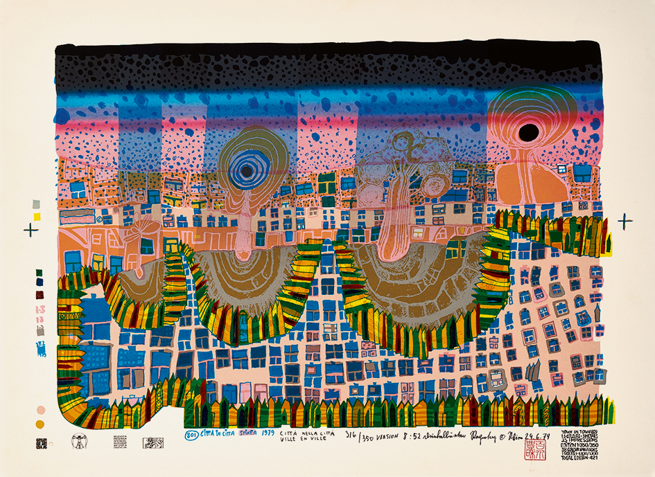 Friedensreich Hundertwasser, Città in Città