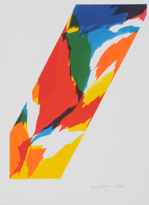 5 Blätter: Ohne Titel, 1969 (2); Ohne Titel