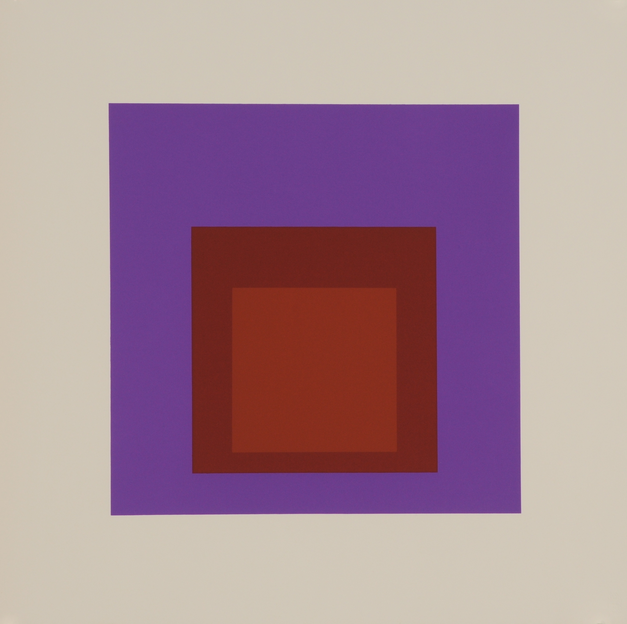 Josef Albers, 2 Blätter aus "Soft Edge - Hard Edge"