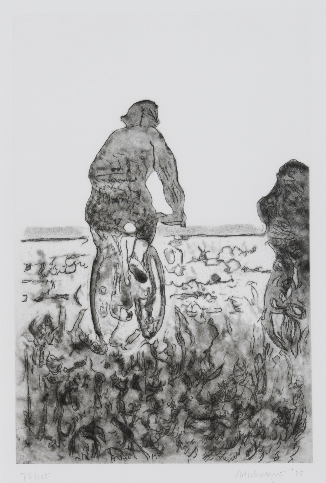 Richard Artschwager, Fahrradfahrer