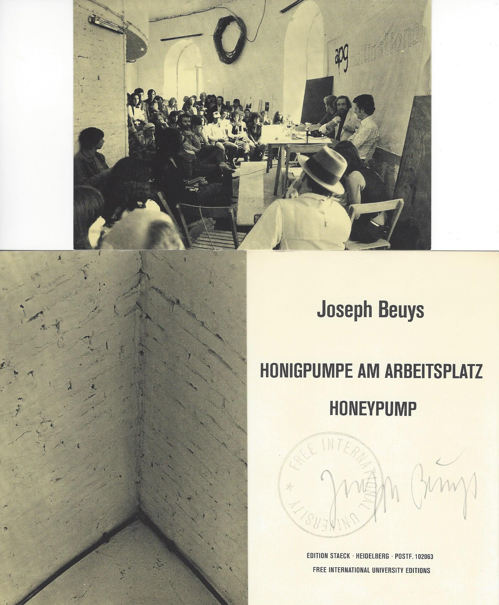 Joseph Beuys, Honigpumpe am Arbeitsplatz