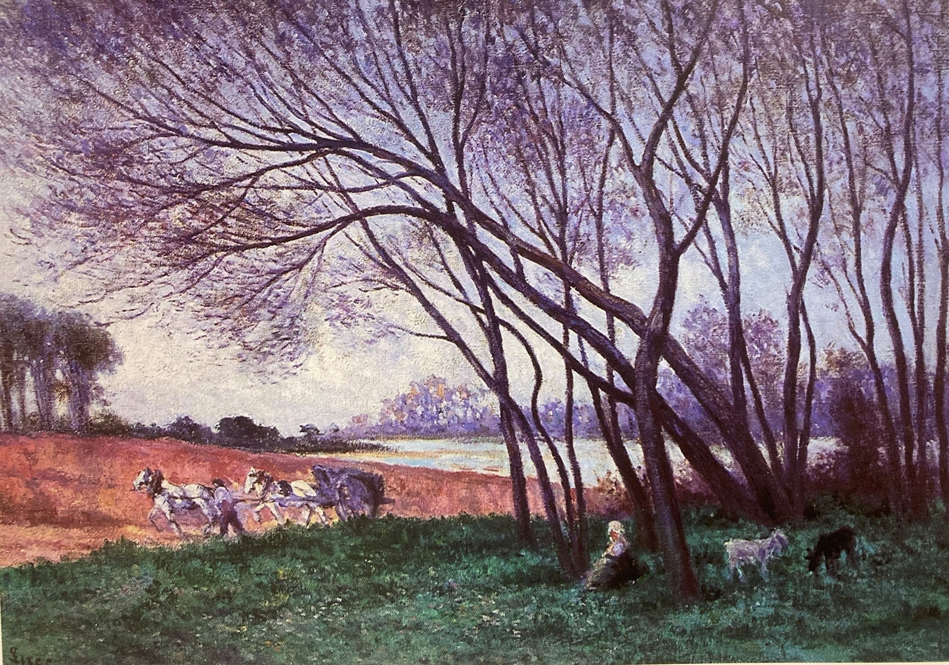 Maximilien Luce, Le Charretier