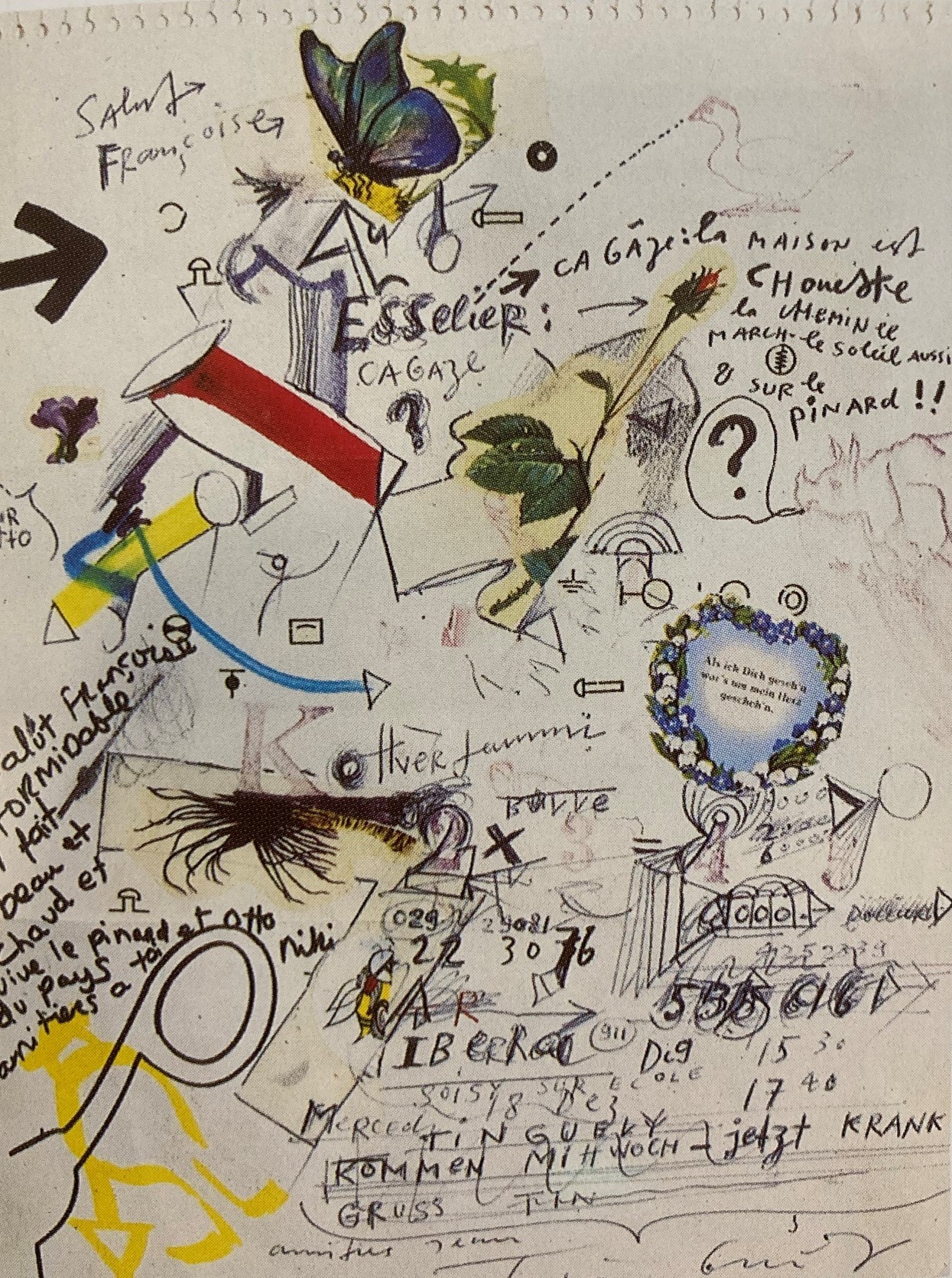 Jean Tinguely, Salut Françoise, 1965