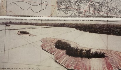Surrounded Island (Project for Biscayne Bay, Greater Miami, Florida), 1981.