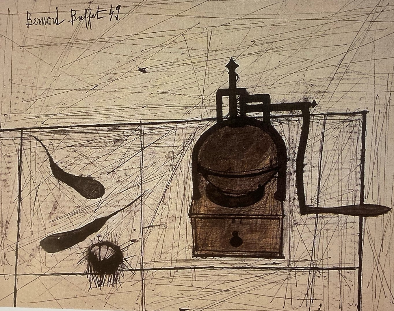 Bernard Buffet, Nature morte, 1949