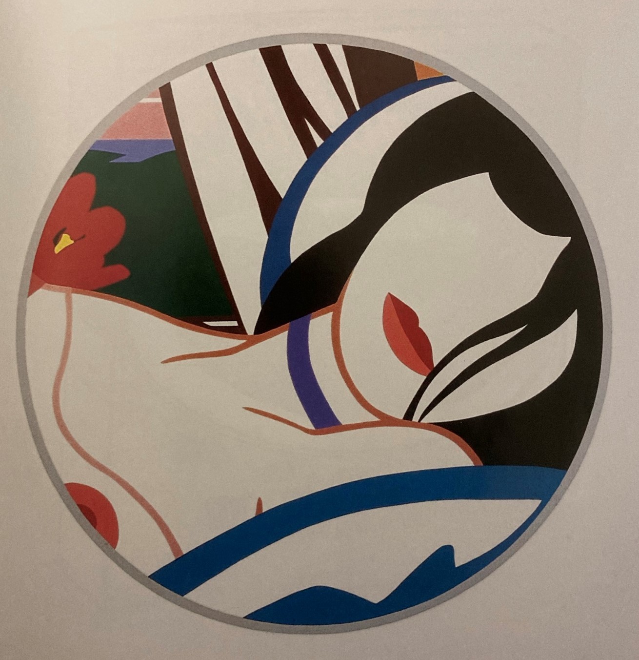 Tom Wesselmann, Femme au collier de chien mauve, 1987